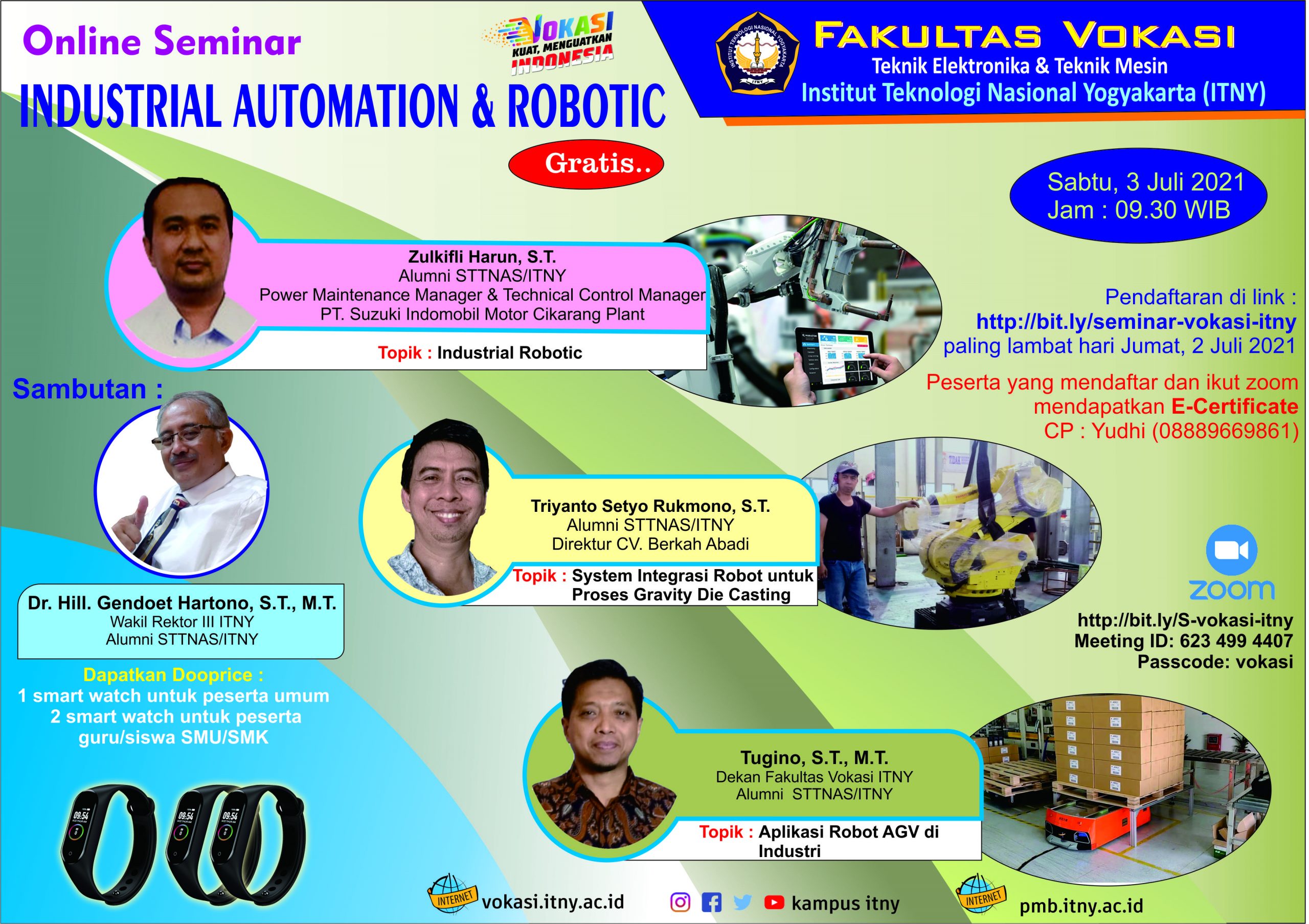 Seminar Online : Industrial Automation & Robotics
